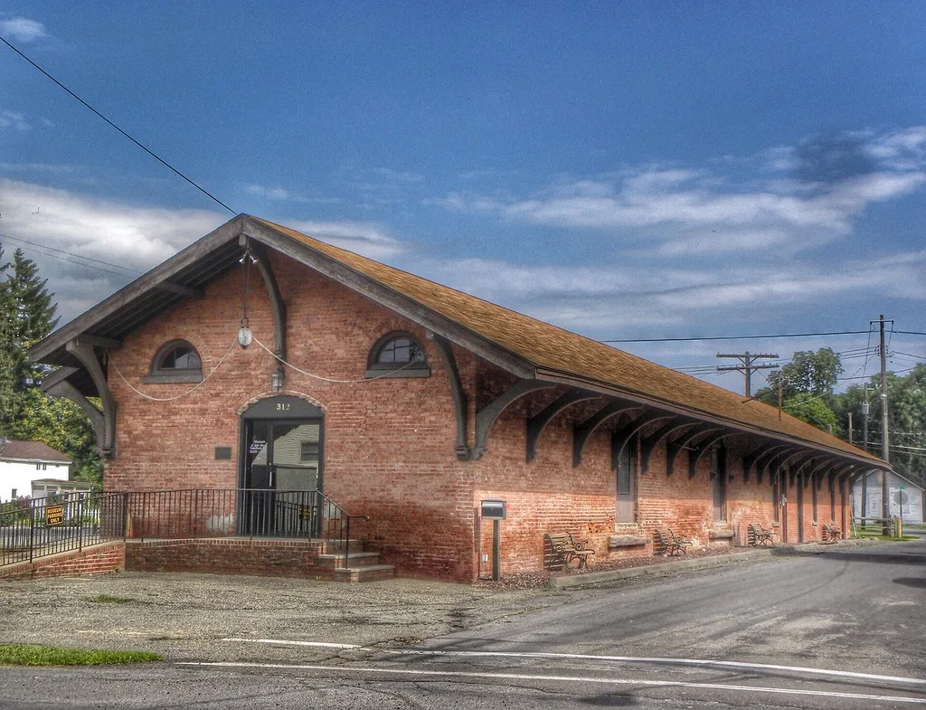 Horseheads New York - Former Railroad Station - Restored - Museum. State Historical Societies: What to Check Before Joining